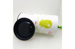 China Custom Logo Metal Lid Paper Composite Cans 99mm Inner Diameter 120mm Height supplier