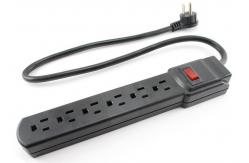 China USB C Smart Charger Lightning Protection Plug , Surge Protector Power Strip 10KA supplier