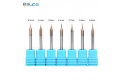 China Micro Diameter End Mill With 30° Helix Angle And TiAlN Coating supplier