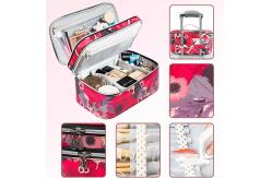 China High quality lager capacity double lager design cosmetic bags supplier