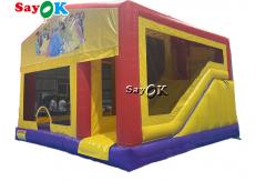China Princess Print Themed Inflatable Bounce Slide With Ball Pit Pool supplier