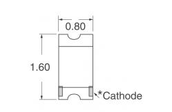 China LTST - C190KRKT high power led diode SMD Ultra bright AlInGap Chip supplier