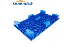 China Blue Plastic EPAL Euro Pallet HDPE Pallets Four Way Single Face supplier