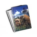 A5 PET 3D Lenticular Notebook Customized Spiral Bound Notebook SGS Listed for sale