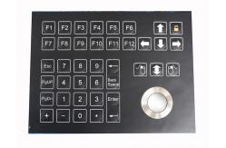 China OMRON Switch Computer Mouse Trackball Industrial Membrane Keyboard 38 Keys supplier
