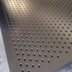 Decorative 1mm Round Hole Perforated Metal Mesh Sheet Galvanized for sale