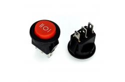 China KCD2 3 Pin 2 Pin 3 Position Locking Round Rocker Switch Dashboard Panel supplier
