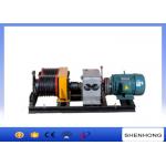 50KN Double Drum Electric Power Cable Pulling Tools Winch With 6 Groove for sale
