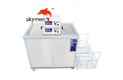 China Electric Fuel Industrial Ultrasonic Cleaner 360L Tank Engine Block Oil Rust Removing supplier