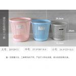 Plastic Dustbin For Office Home Use Kids Room With Pressure Ring