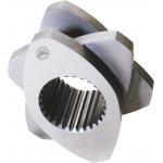 Melting Zone Twin Screw Extruder Parts 30° 45° 60° 90° Angle Screws 71mm OD for sale