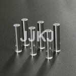 Convex Cylindrical Synthetic Sapphire Rods 60/40 Optical Glass Rod for sale