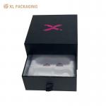 Custom Logo Paper Black Perfume Box Packaging Empty Perfume Boxes 2 Layers Drawer Cosmetic Gift Box for sale