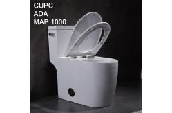 China High Efficiency White One Piece Tall Elongated Toilets Bowl MAP800G supplier