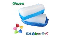 China High Translucent Raw Material HCR Silicone Rubber For Gloves supplier