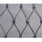 Diamond Ferruled Flexible Cable Mesh SS Material High Open Area Animal Enclosure for sale