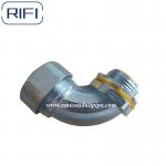3/8-3/4 Flexible Conduit Fittings Straight And 90 Degree Liquid Tight Flexible Conduit Connector for sale