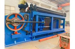 China Automatic PLC Heavy Duty Wire Netting 22kw Gabion Mesh Making Machine 195m/h supplier