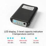 Grey 4000mAh Battery Heated Stockings Three Temp. Gears Heated Compression Socks