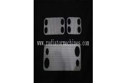 China 14 Mm Customized Vertical Stroke Heat Transfer Fins By Radiator Fin Machine supplier