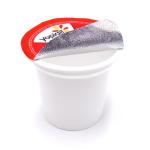 330ml Frozen Plastic Yogurt Cup 32oz With Aluminum Foil Lid Single Wall for sale