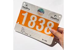 China Screen Printing Method for Participant Recognition Numbers in White Blue and Customized Colors supplier