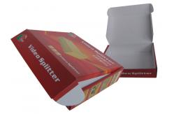 China Custom Folded E-Flute Corrugated Cardboard Shipping Box Packaging Supplier supplier