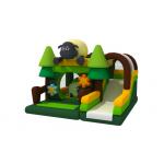 Hand Printing Inflatable Combos Sheep Themed 6x5.5x4m Inflatable Bouncy Castle for sale