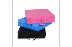 China Foldable PVC Jumping Foam Workout Mat Gymnastic Landing Crash Pad supplier