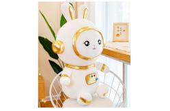China AZO Free Nontoxic Cuddly Space Rabbit Plush Toy supplier