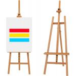 Adjustable Height Painting Wooden Display Easel Stand For Artist Beginners Students for sale