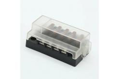 China Single Side 4 Way 4P Circuit Automotive Fuse Block Box Holder supplier