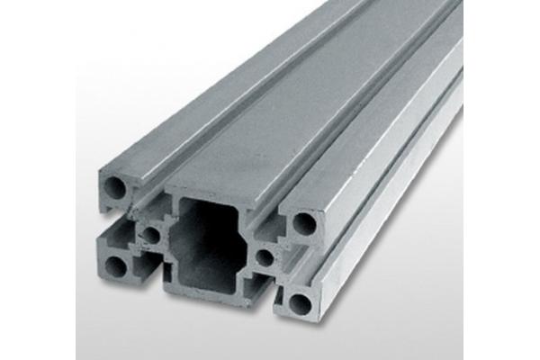 Silver Industrial Aluminium Profile , Alloy 6061 T6 Aluminium Extrusion