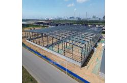 China Custom Steel Structure Warehouse - Galvanized or Painted, 50+ Year Lifespan supplier