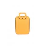 Yellow PU Spandex EVA Travel Case With Mesh Pockets / Custom Laptop Hard Case for sale