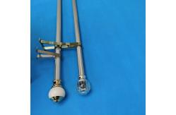 China 28mm Adjustable 7.2 Metre Steel Pipe Curtain Rods supplier