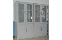 China Dustproof Full Steel Reagent Cabinet With Swing Door And Key Lock supplier