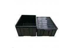 China ESD OEM Anti Static Container Plastic Custom Pallet Circulation Black supplier