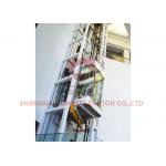 Decorative Mirror Gold Glass Elevator Observation Lift 630kg Load for sale