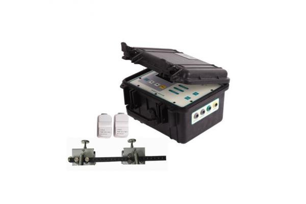 Aluminum Sensor Portable Ultrasonic Flow Meter 0.003m/S Sensitivity