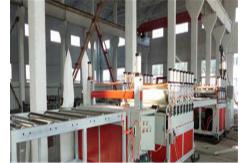 China Conical Two Screw Extruder , Wood Plastic Composite / PVC Extruder supplier