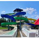 ODM Swimming Pool Water Playground Summer Children Game Set Toy Equipment Fiberglass Slide for sale