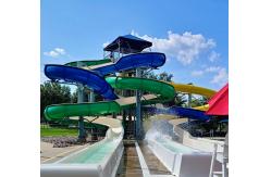 China ODM Swimming Pool Water Playground Summer Children Game Set Toy Equipment Fiberglass Slide supplier