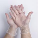 EN455 12 Inch Pvc Medical Vinyl Examination Gloves Powder Free for sale