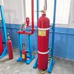 N2 IG100 Clean Agent Fire Extinguisher For Server Room 20MPa 70L 80L 90L for sale