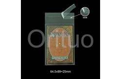 China Ultra Clear Cpp 64x89mm Inner Card Sleeves With Self Adhesive Tape supplier