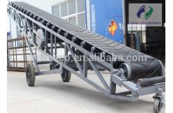 China Durable Portable Belt Conveyor , Truck Loading Unloading Conveyor 30m Length supplier