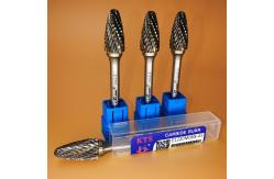China Highly Efficient Flame Carbide Burr Rotary File Drill Bits Customized LOGO supplier