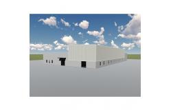 China Industrial Galvanised Structural Steel Frame Construction , Pre Engineered Building Construction supplier