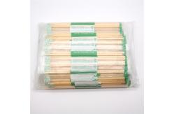 China Custom Eco Friendly Takeaway Round Bamboo Chopsticks supplier